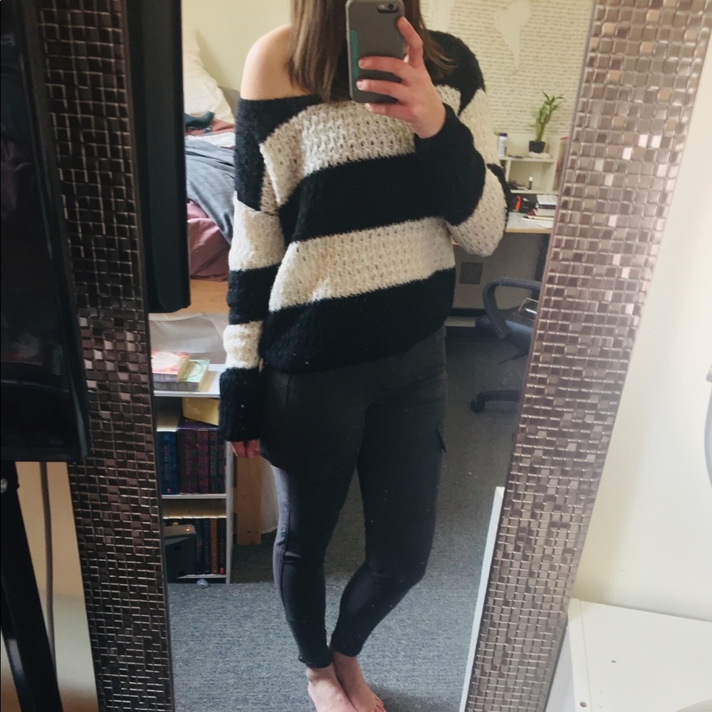 Maurice’s loose knit stripped sweater